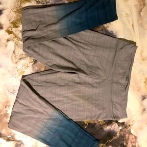 Kohl’s Yoga high rise leggings XL grey & blue